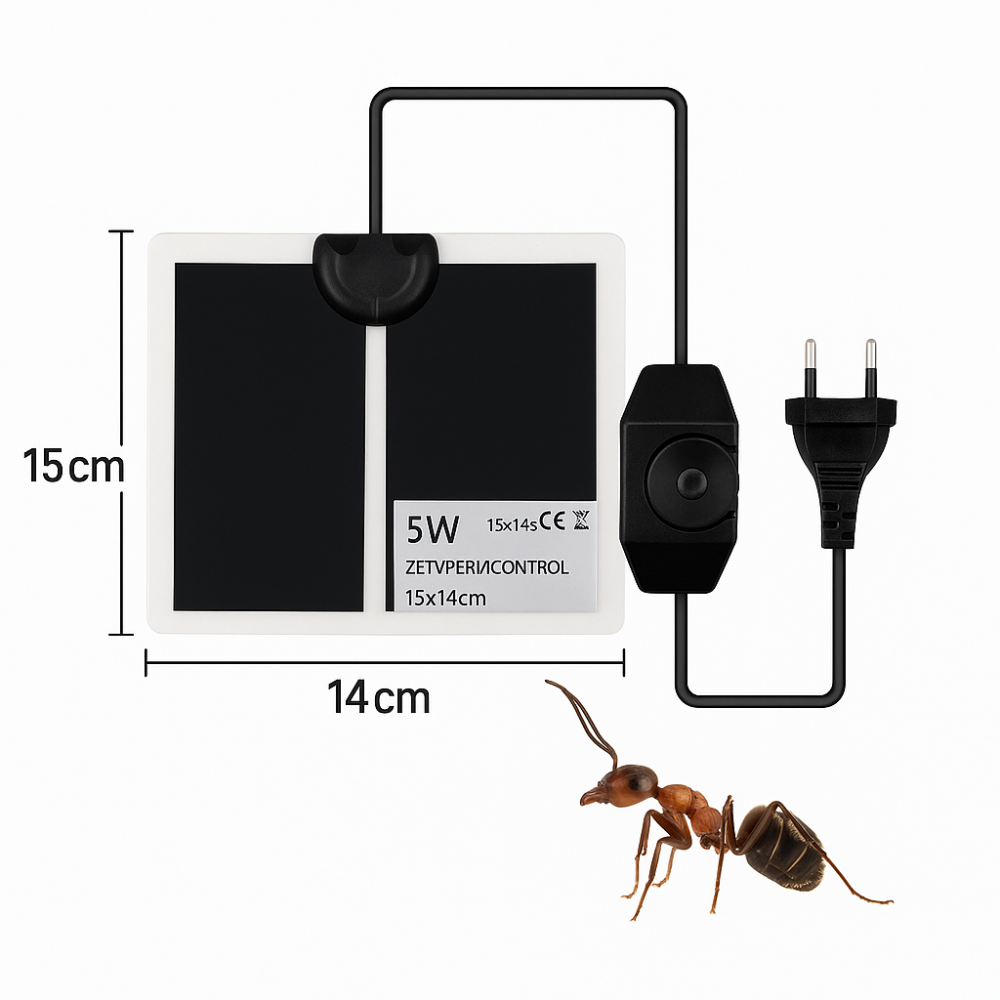 MATA GRZEWCZA DO TERRARIUM Z REGULACJĄ 5W